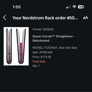 Dyson Corrale Straightener